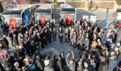 Kayseri Büyükşehir Belediyesi 15 Yeni Elektrikli Otobüsü Filosuna Ekledi