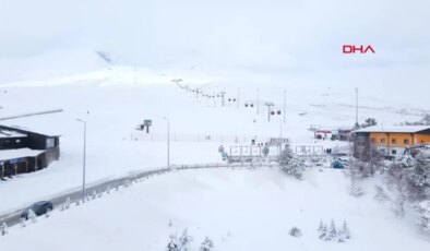 Erciyes Kayak Merkezi’nde Kar Kalınlığı 110 Santimetreye Ulaştı