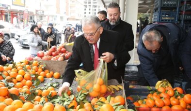 Kayseri Büyükşehir Belediye Lideri Esnafları Ziyaret Etti