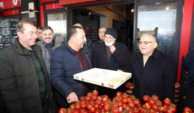 Kayseri Büyükşehir Belediye Lideri Kayseri Hali’ni Ziyaret Etti
