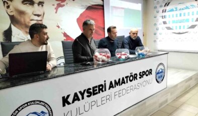Kayseri Fatih Türk U-17 Futbol Ligi Fikstür Çekimi Gerçekleştirildi
