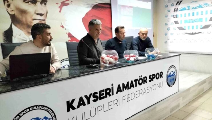 Kayseri Fatih Türk U-17 Futbol Ligi Fikstür Çekimi Gerçekleştirildi