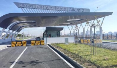 Kayseri Havalimanı’nın yeni terminal binası ve apron üretimi tamamlanmak üzere