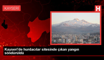 Kayseri’deki Hurdacılar Sitesinde Yangın Çıktı