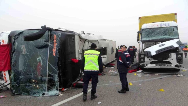 Malatya’da otobüs kazası: 4 meyyit, 36 yaralı