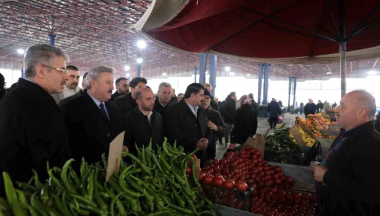 Melikgazi Belediye Lideri Esnafı Ziyaret Etti