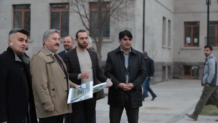 Melikgazi Belediye Lideri Mustafa Palancıoğlu, Nazmi Toker Okulu’nda incelemelerde bulundu