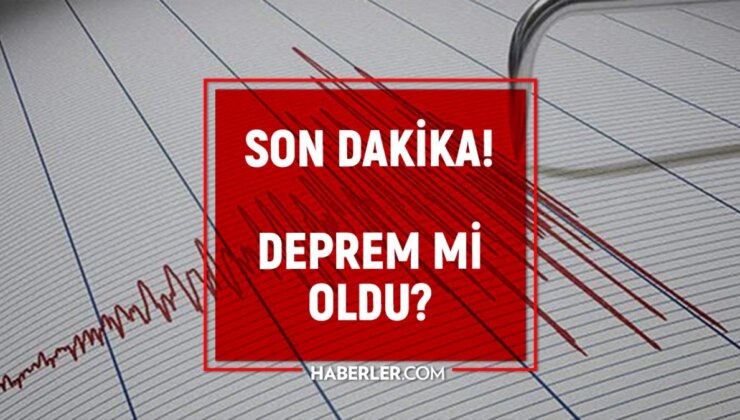 SON DAKİKA: Kayseri’de kaç büyüklüğünde, kaç şiddetinde sarsıntı oldu? Az evvel Kayseri’de zelzele mi oldu?