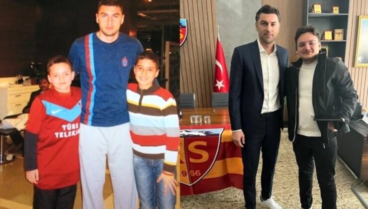Trabzonspor Taraftarı Talha Sürmen, Burak Yılmaz’ı Kayserispor’da Tebrik Etti