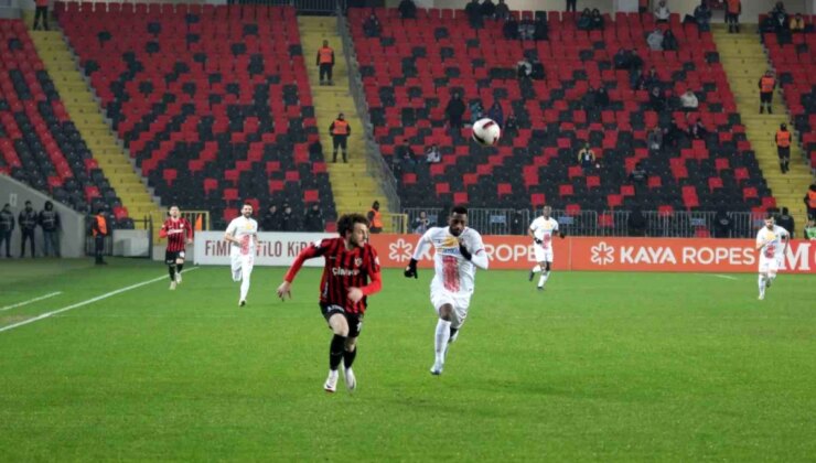 Trendyol Muhteşem Lig: Gaziantep FK: 0 Kayserispor: 1 (Maç devam ediyor)