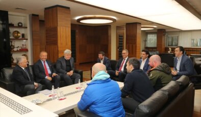 Türkiye Tenis Federasyonu Lideri Kayseri Büyükşehir Belediyesi’ni ziyaret etti